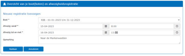 afwezigheid afwezigheid