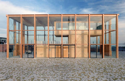 Clubhuis H2IJ ingang-zijde 3